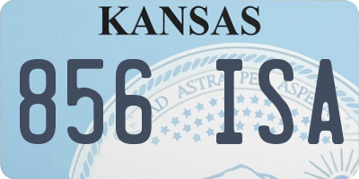 KS license plate 856ISA