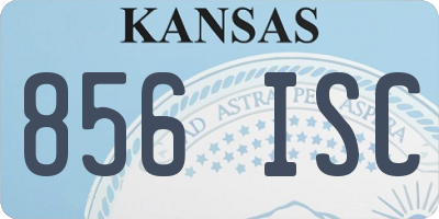 KS license plate 856ISC