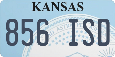 KS license plate 856ISD