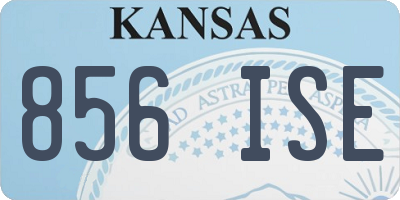 KS license plate 856ISE