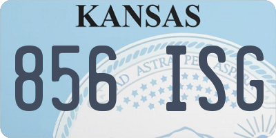 KS license plate 856ISG