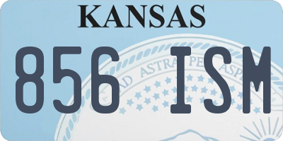 KS license plate 856ISM