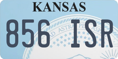 KS license plate 856ISR