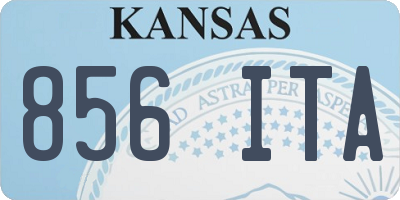 KS license plate 856ITA
