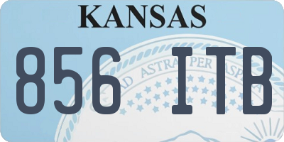 KS license plate 856ITB