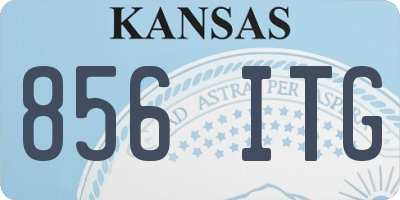 KS license plate 856ITG