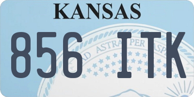 KS license plate 856ITK