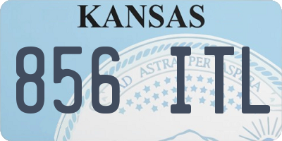 KS license plate 856ITL