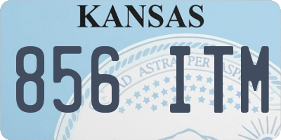 KS license plate 856ITM