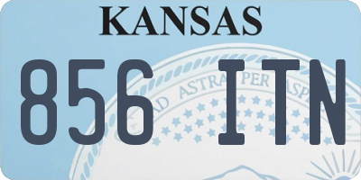 KS license plate 856ITN