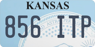 KS license plate 856ITP