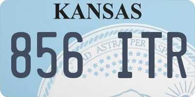 KS license plate 856ITR