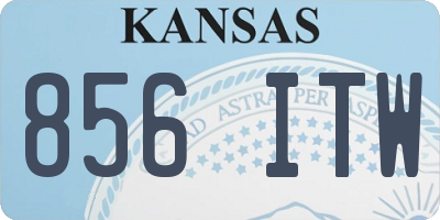 KS license plate 856ITW