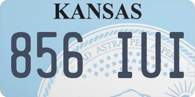 KS license plate 856IUI