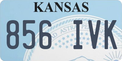 KS license plate 856IVK