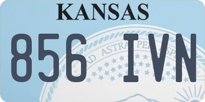 KS license plate 856IVN