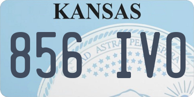 KS license plate 856IVO