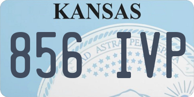 KS license plate 856IVP