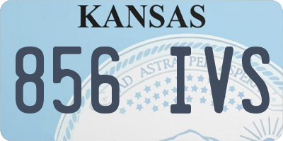 KS license plate 856IVS