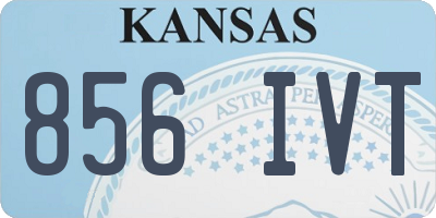 KS license plate 856IVT
