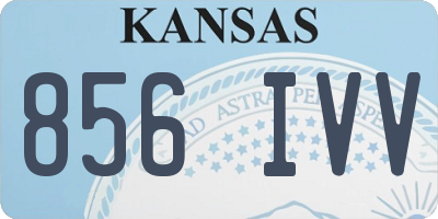 KS license plate 856IVV