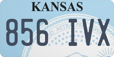 KS license plate 856IVX