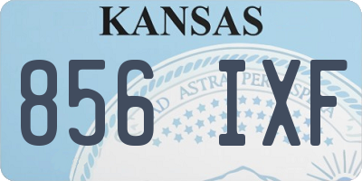 KS license plate 856IXF