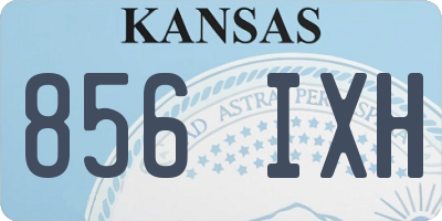 KS license plate 856IXH