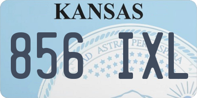 KS license plate 856IXL