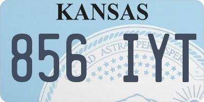 KS license plate 856IYT