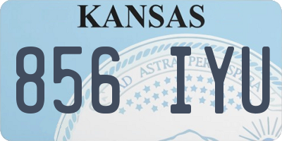 KS license plate 856IYU