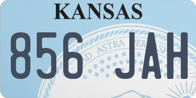 KS license plate 856JAH