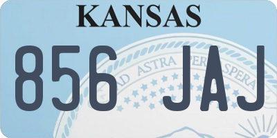 KS license plate 856JAJ