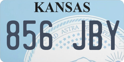 KS license plate 856JBY