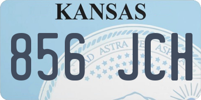 KS license plate 856JCH