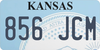 KS license plate 856JCM