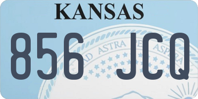 KS license plate 856JCQ