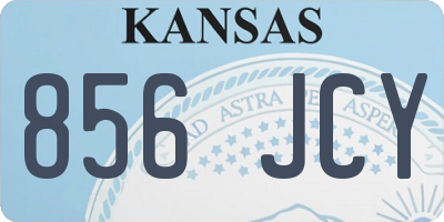 KS license plate 856JCY