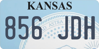 KS license plate 856JDH