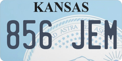KS license plate 856JEM