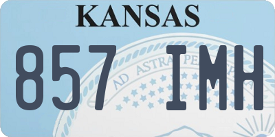 KS license plate 857IMH