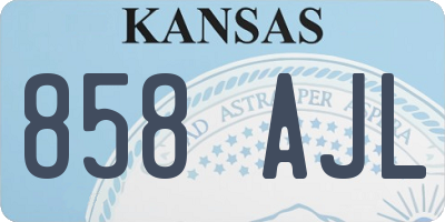 KS license plate 858AJL