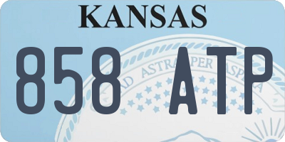 KS license plate 858ATP