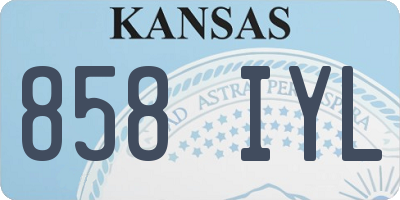 KS license plate 858IYL