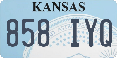 KS license plate 858IYQ