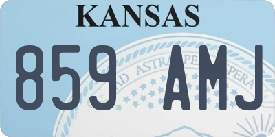 KS license plate 859AMJ