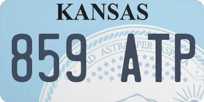 KS license plate 859ATP