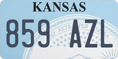 KS license plate 859AZL
