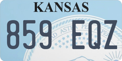KS license plate 859EQZ