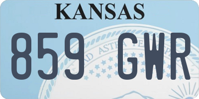 KS license plate 859GWR